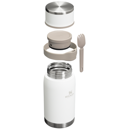 Stanley 36 oz To-Go Food Jar with Spork in Frost