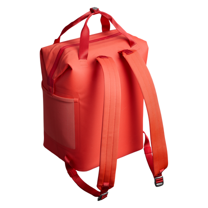 Stanley 14 Quart All Day Madeleine Mini Soft Sided Cooler Backpack In Hot Coral Red