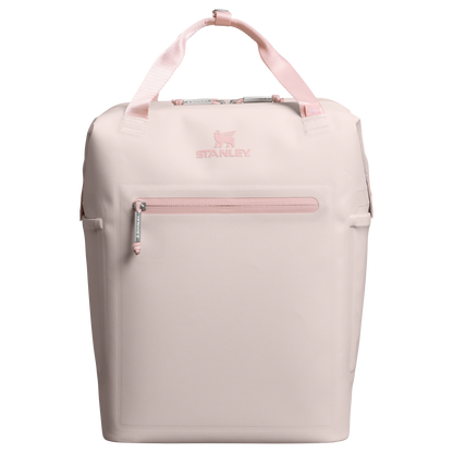 Stanley 14 Quart All Day Madeleine Mini Soft Sided Cooler Backpack In Rose Quartz Pink