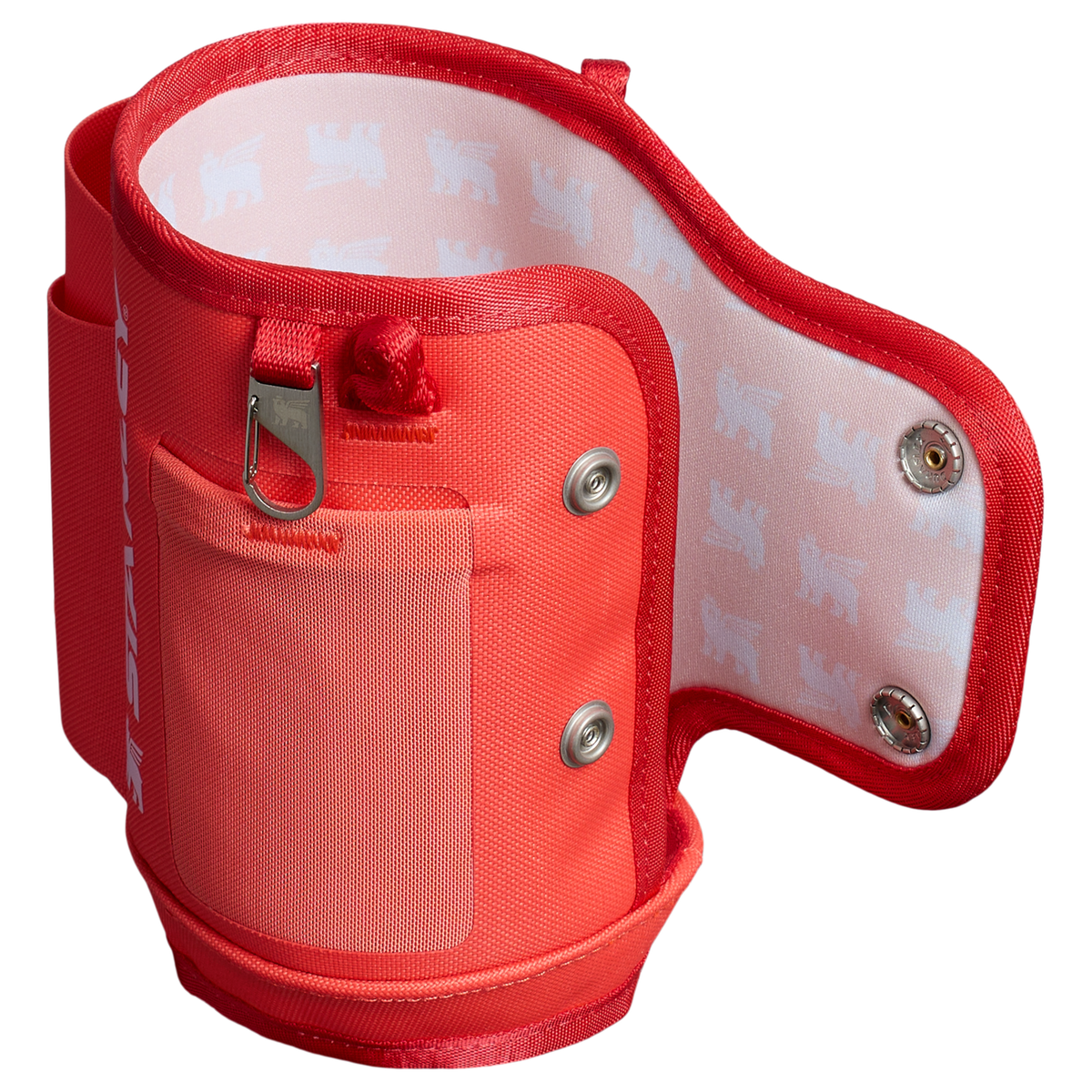 Stanley All Day 30 OZ Quencher Carry All In Hot Coral Red