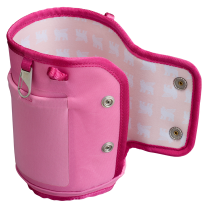 Stanley Carry-All 40 oz Quencher with Detachable Crossbody Straps in Fuchsia