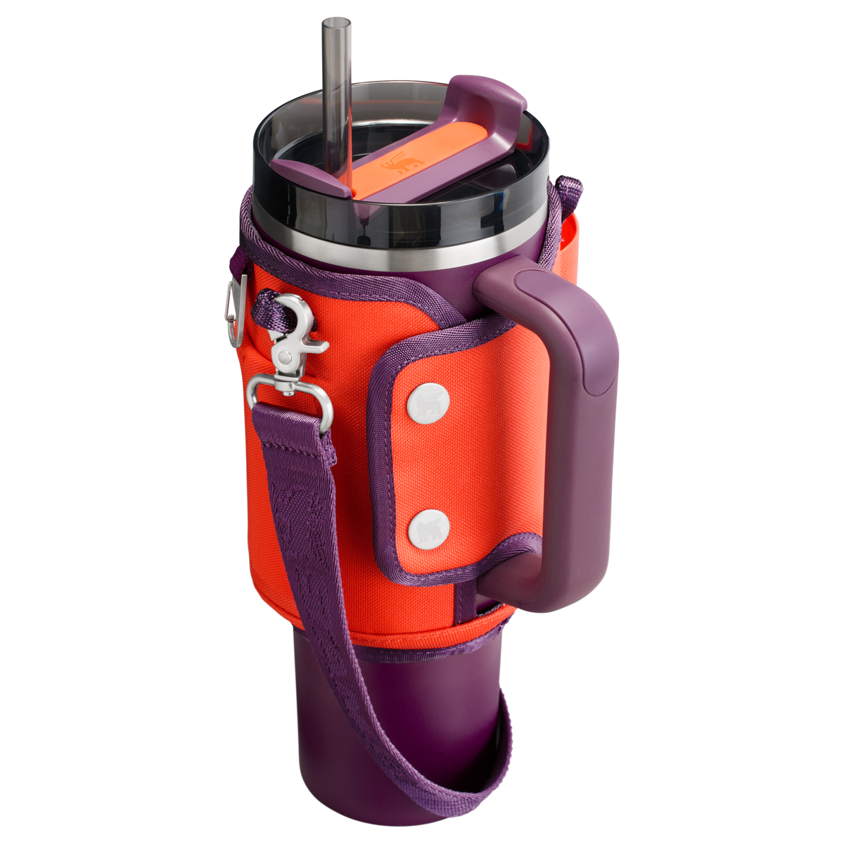 Stanley Carry-All 40 oz Quencher with Detachable Crossbody Straps in Lilac