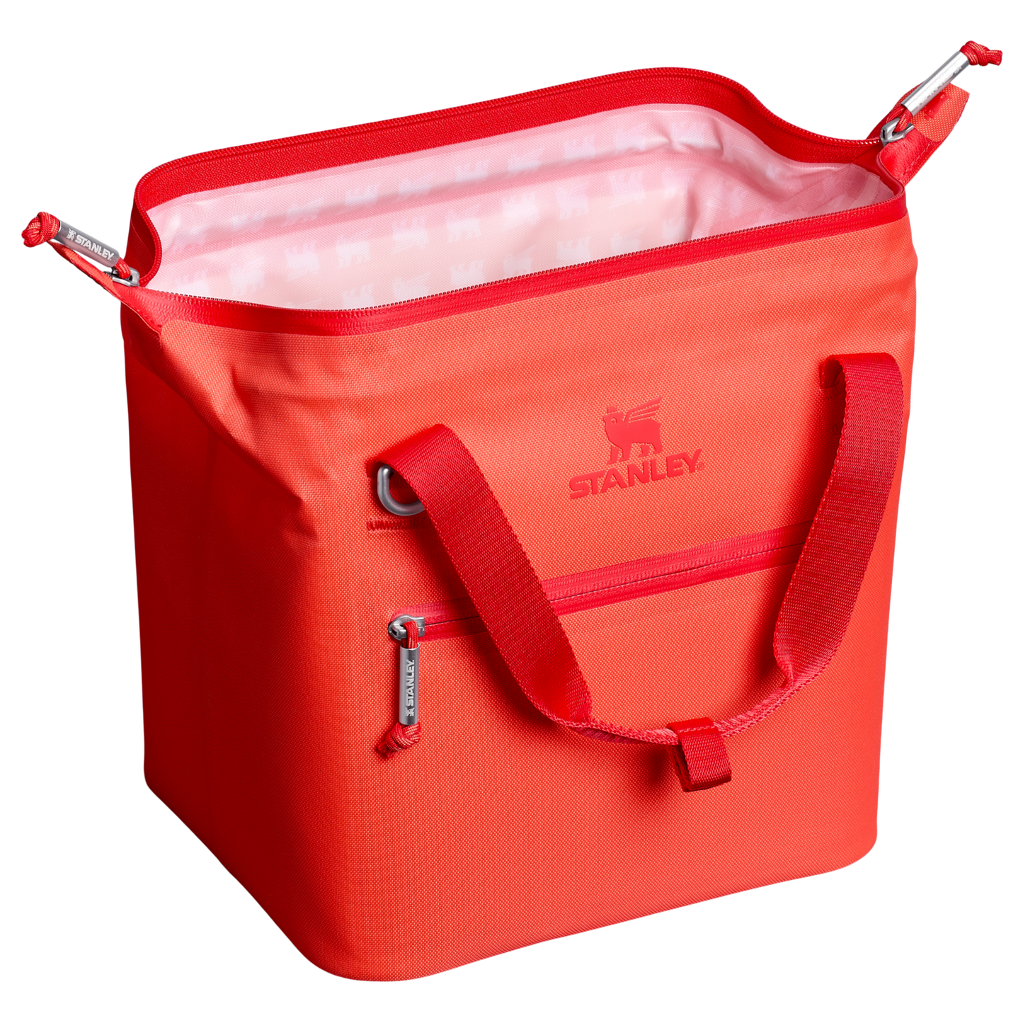 Stanley 7.4 Quart All Day Julienne Mini Soft Sided Cooler In Hot Coral Red