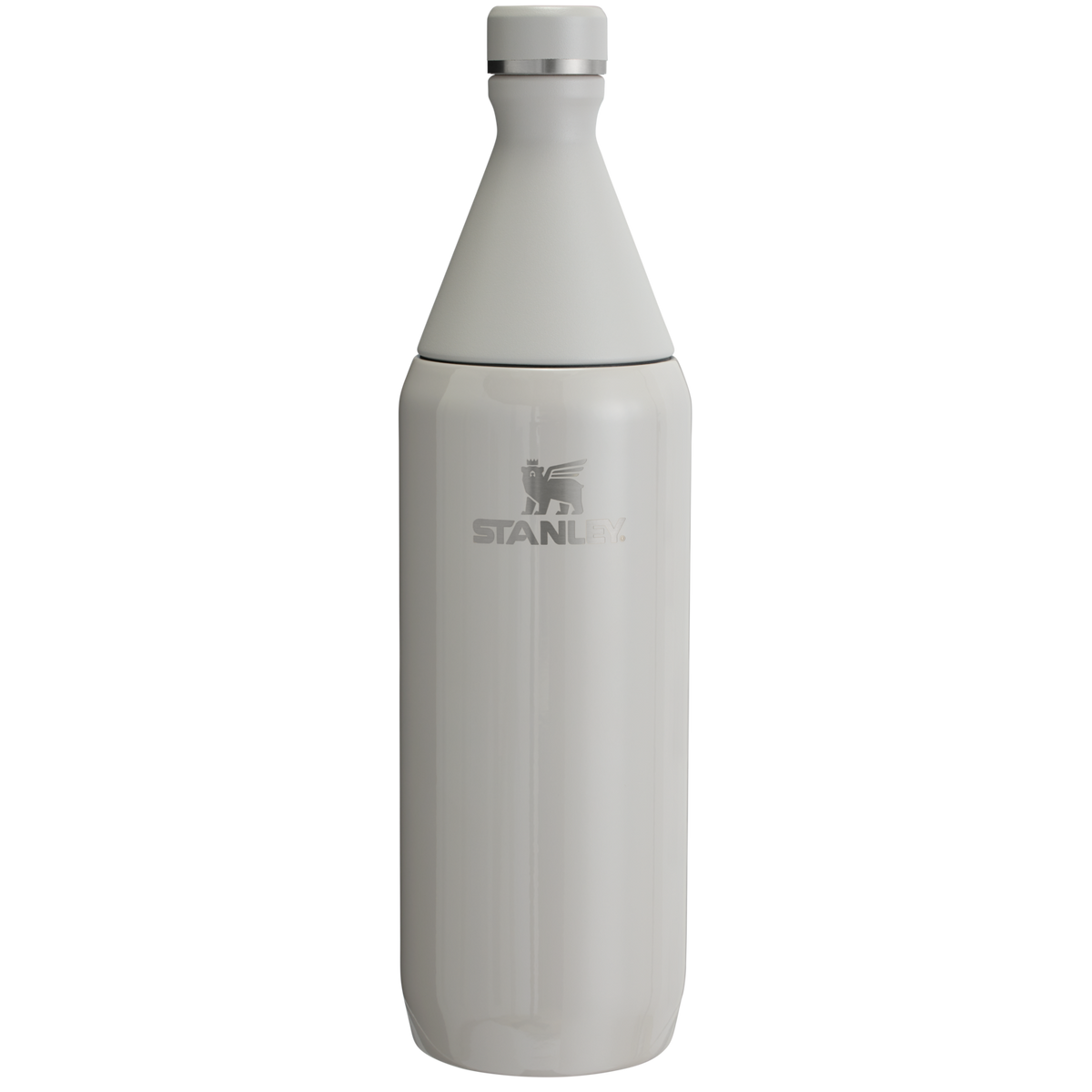 Stanley Leak Proof 34 OZ All Day Slim Bottle with removable collar in Ash Gloss