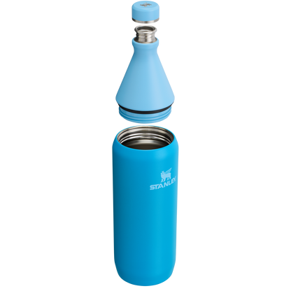 Stanley Leak Proof 34 OZ All Day Slim Bottle with removable collar in Azure