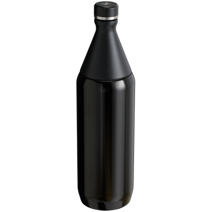 Stanley Leak Proof 34 OZ All Day Slim Bottle with removable collar in Black Gloss