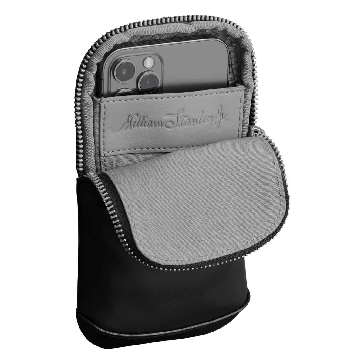 The Stanley Cross Bottle Midi Phone Keys Wallet Case In Black