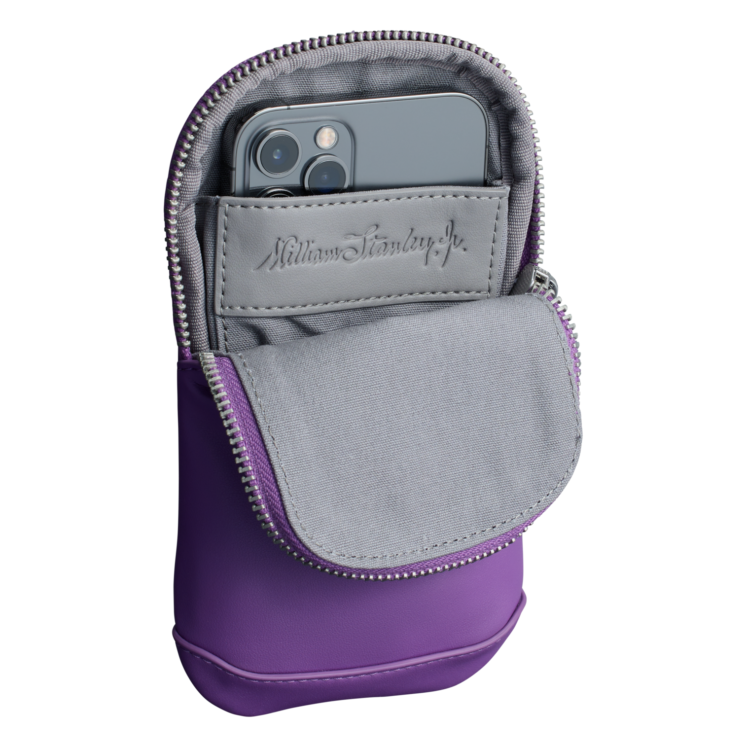 The Stanley Cross Bottle Midi Phone Keys Wallet Case In Lilac Purple