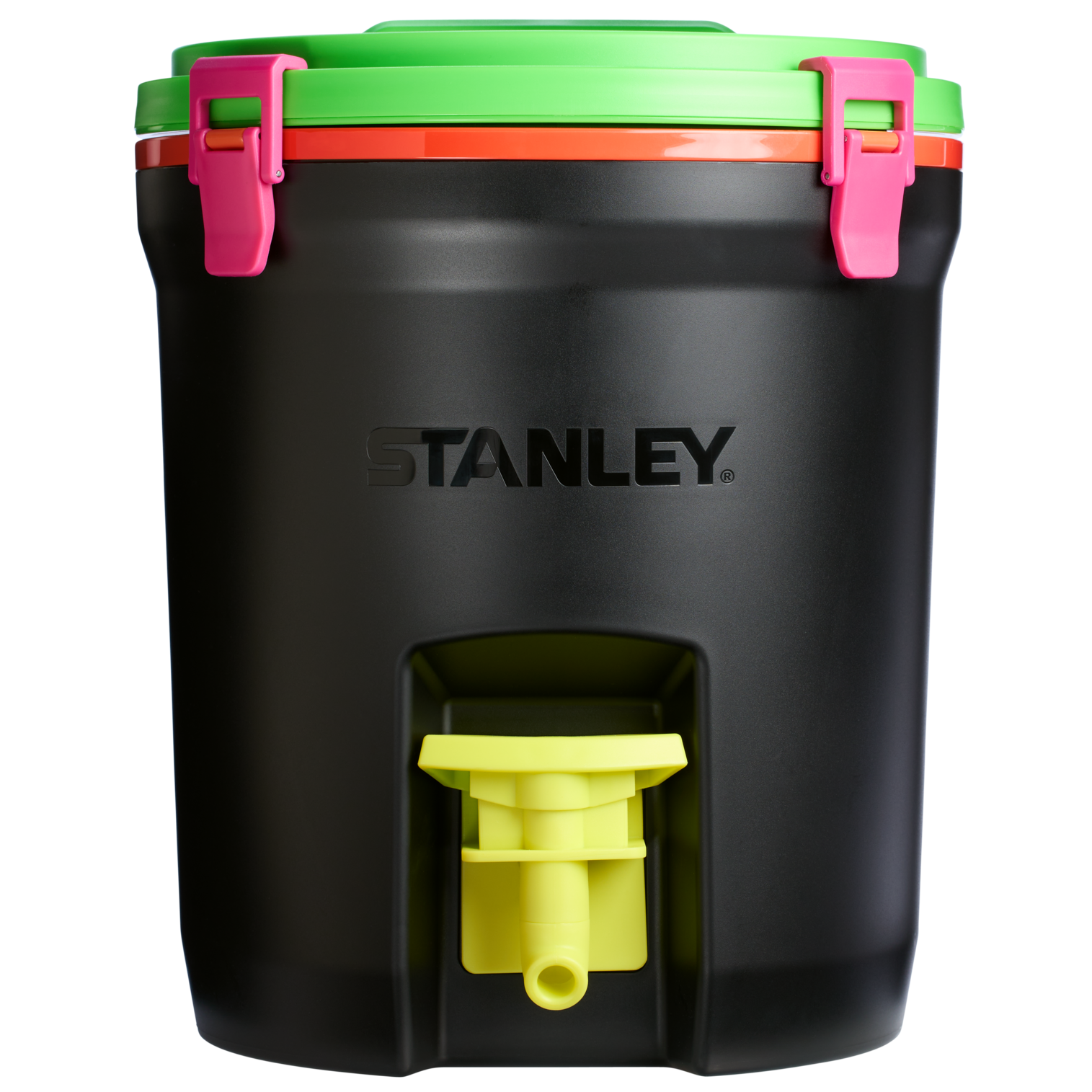 Stanley 2 Galloon Fast Flow Water Jug in Black Neon