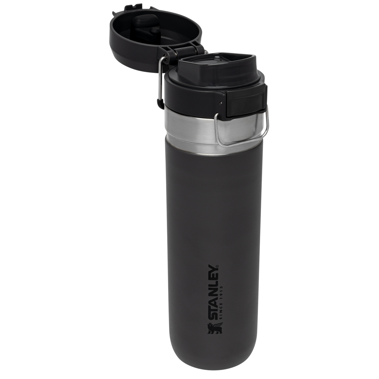 Stanley 24 oz Click Flip Leakproof Bottle in Charcoal