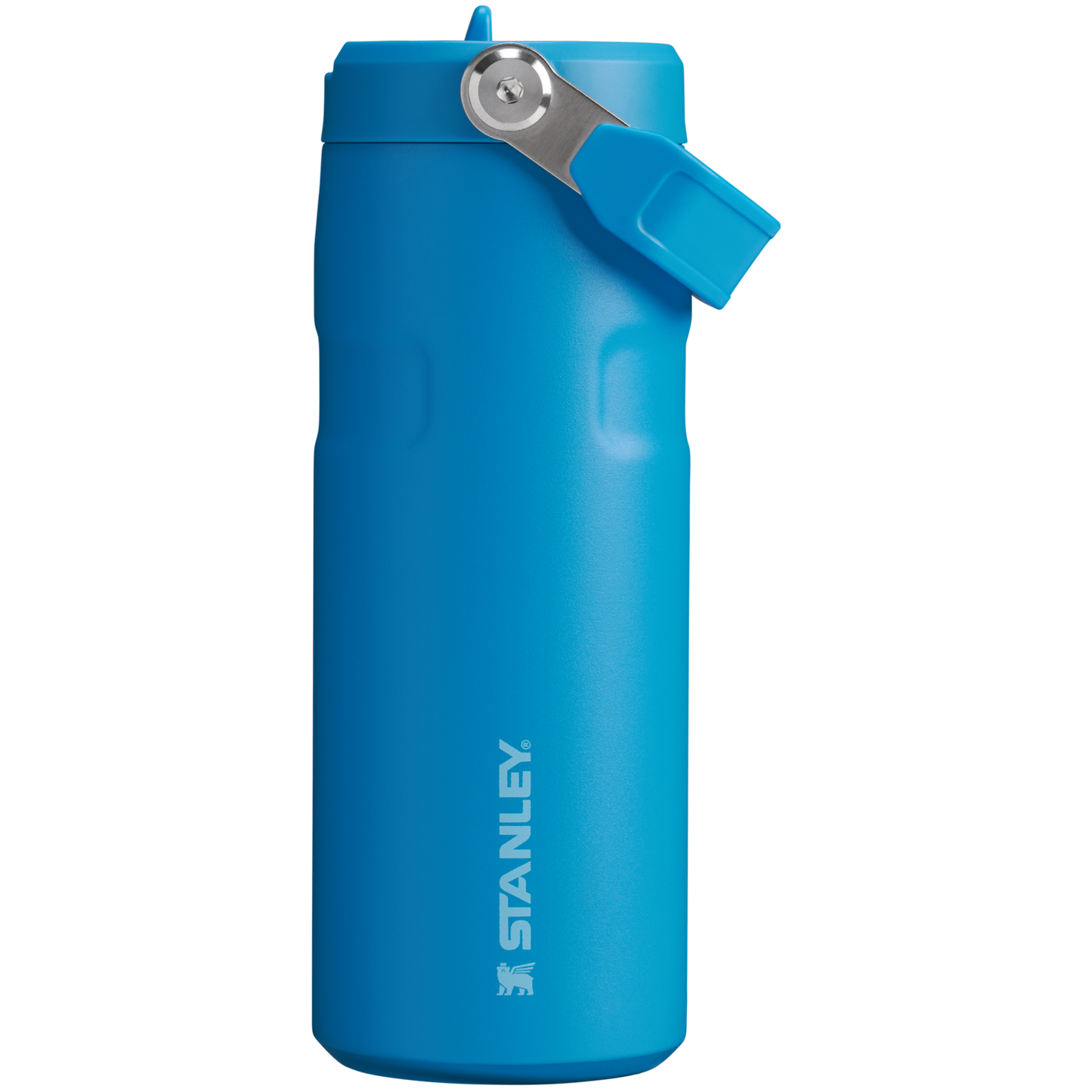 Stanley IceFlow Aerolight stainless steel water bottle in Azure with Flip Straw