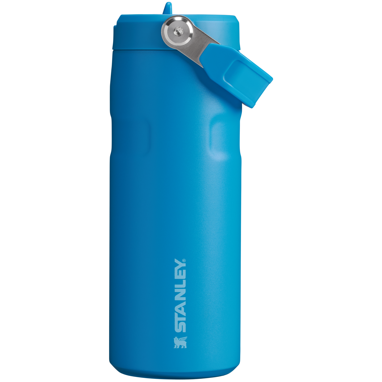 Stanley IceFlow Aerolight stainless steel water bottle in Azure with Flip Straw