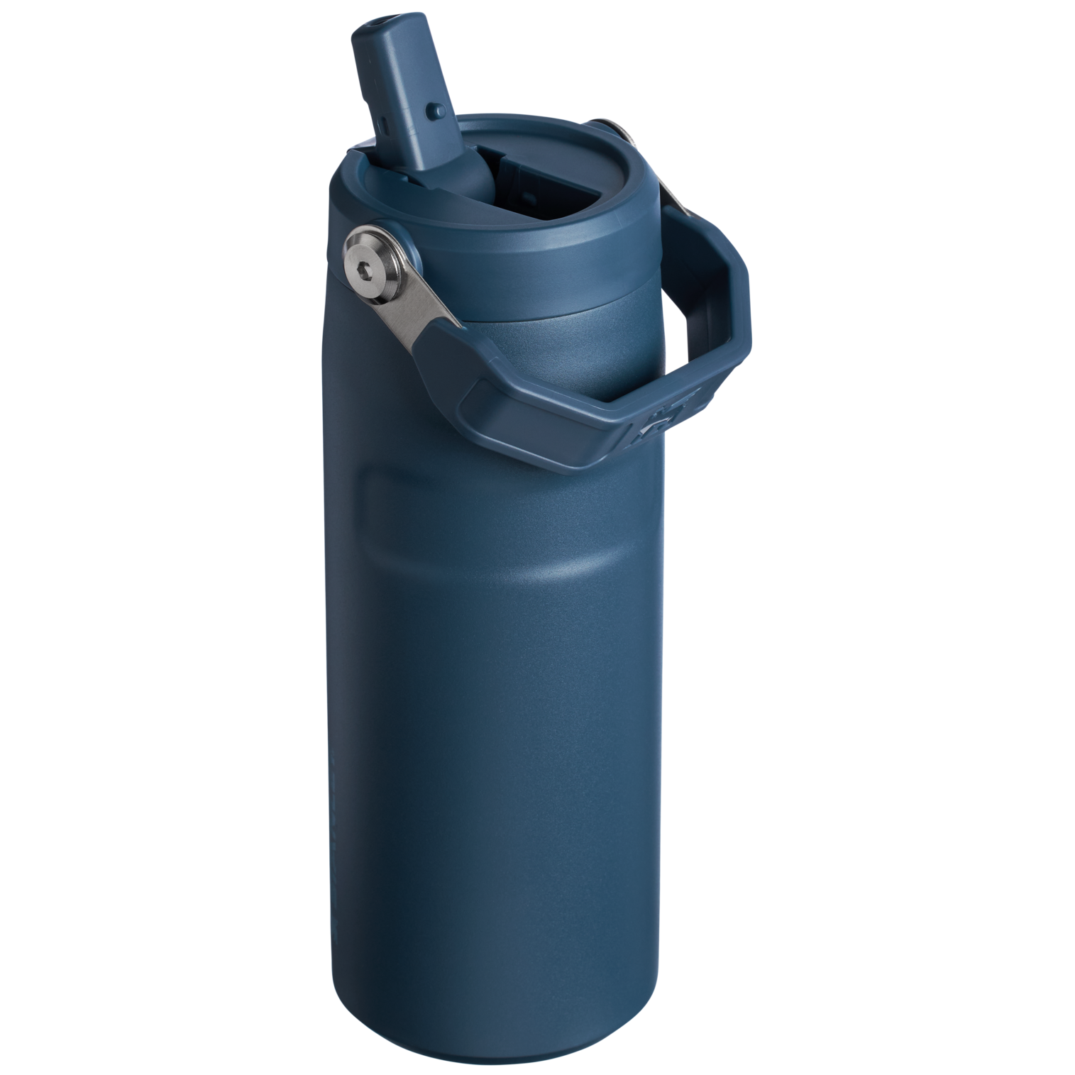 Stanley IceFlow Aerolight stainless steel water bottle in Navy with Flip Straw