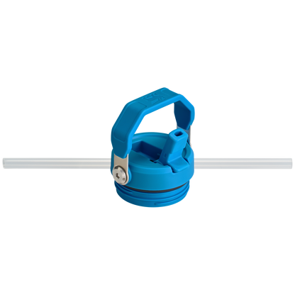 Stanley IceFlow Aerolight stainless steel water bottle in Azure with Flip Straw