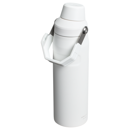 Stanley 24 OZ IceFlow Aerolight Stainless SteelWater Bottle In Frost White