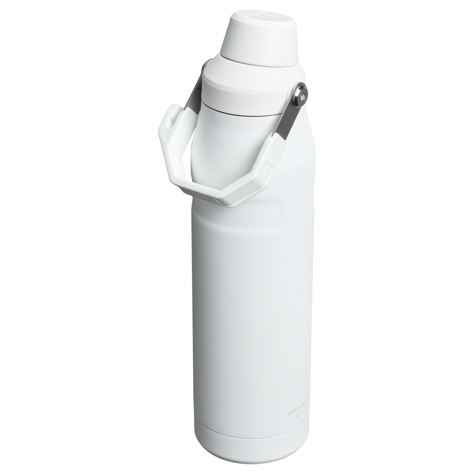 Stanley 36 OZ IceFlow Aerolight Stainless SteelWater Bottle In Frost White