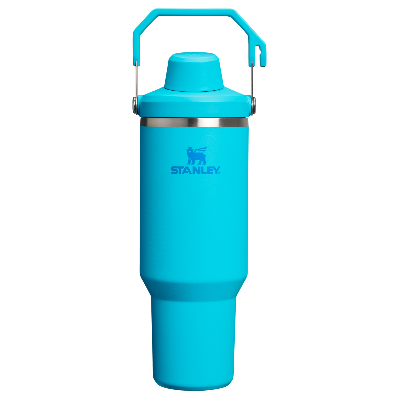 Stanley 40 OZ Ice Flow Fast Flow Insulated Tumbler In Splash Blue