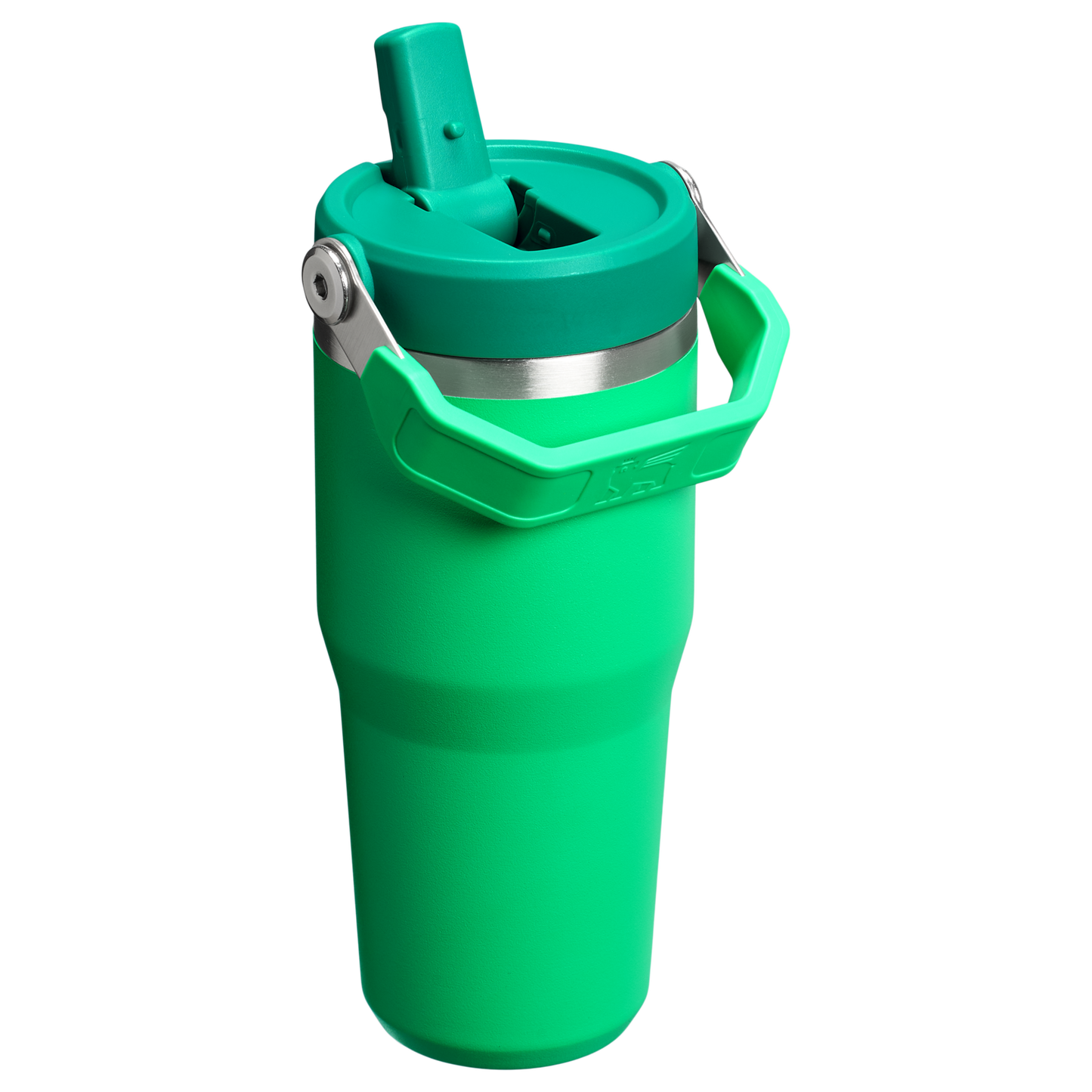 Stanley 14 OZ Ice Flow Flip Straw Insulated Tumbler In Meadow Green