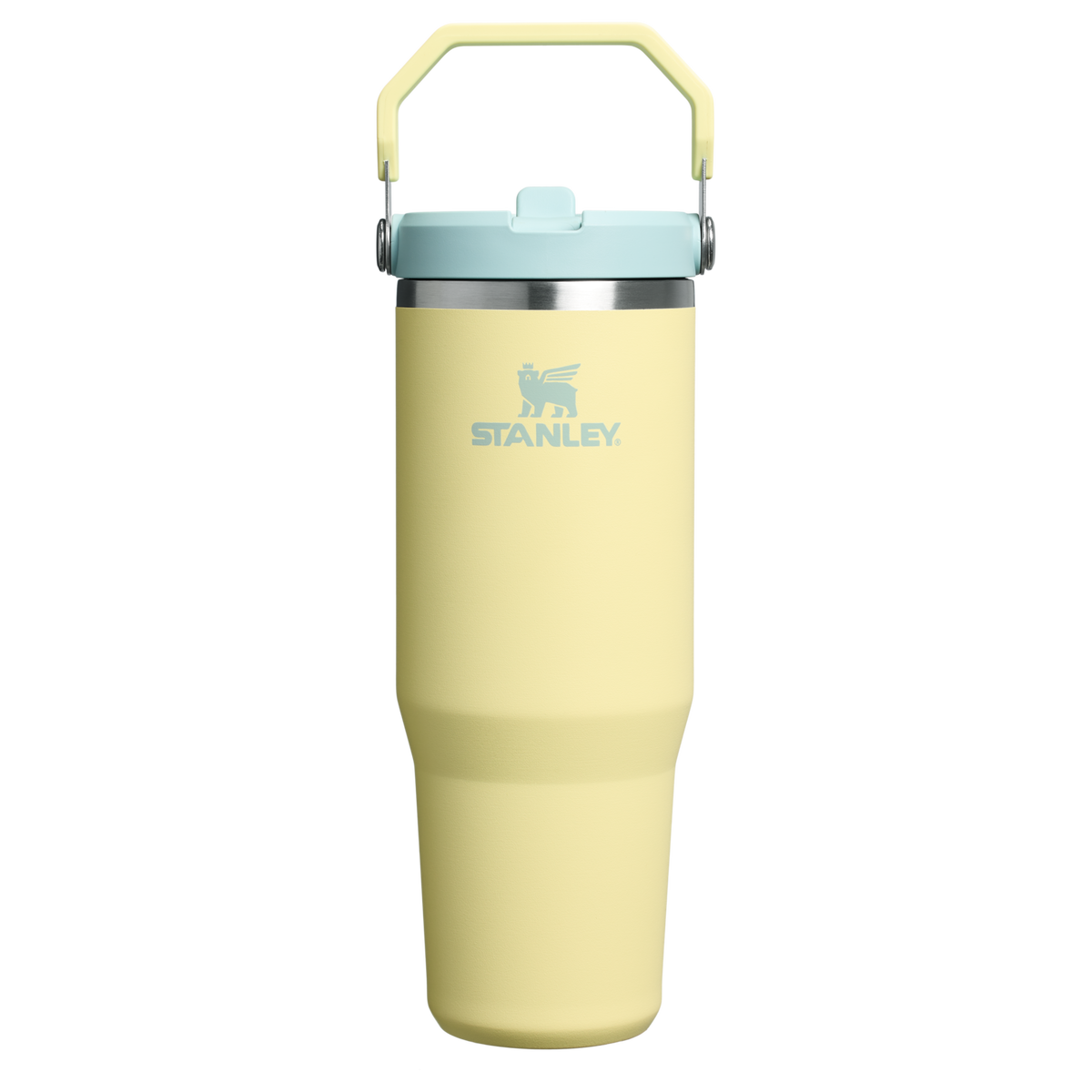 Stanley 30 OZ IceFlow Flip Straw Tumbler In Pomelo Yellow
