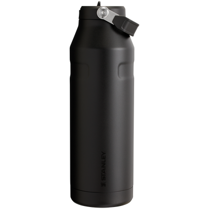 Stanley IceFlow Aerolight stainless steel water bottle in Black with Flip Straw