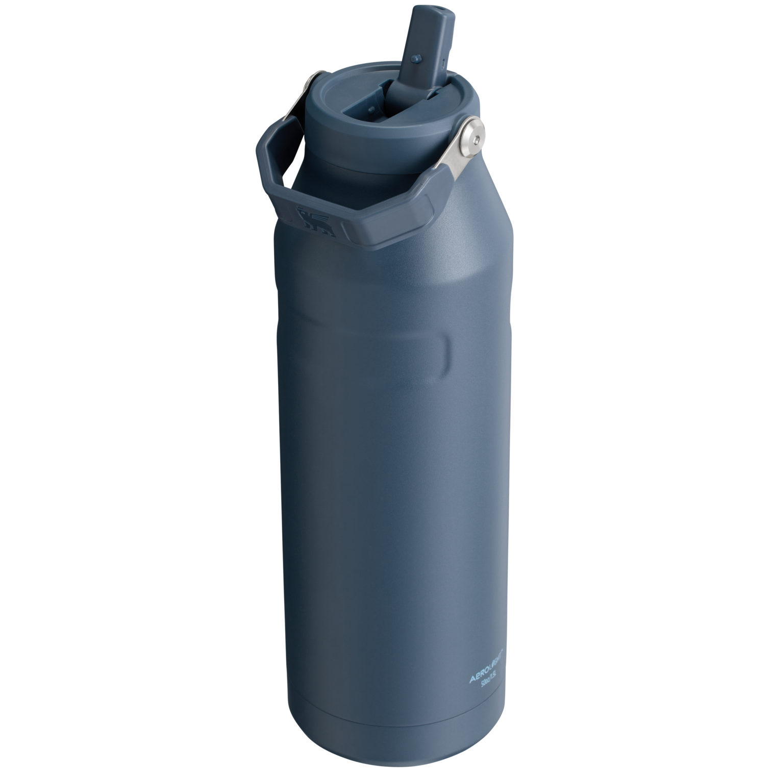 Stanley IceFlow Aerolight stainless steel water bottle in Navy with Flip Straw