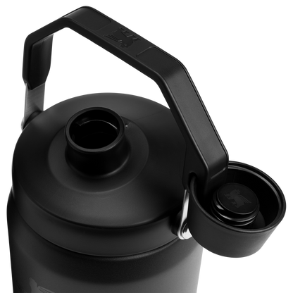Stanley 40 OZ Ice Flow Fast Flow Insulated Tumbler In Black