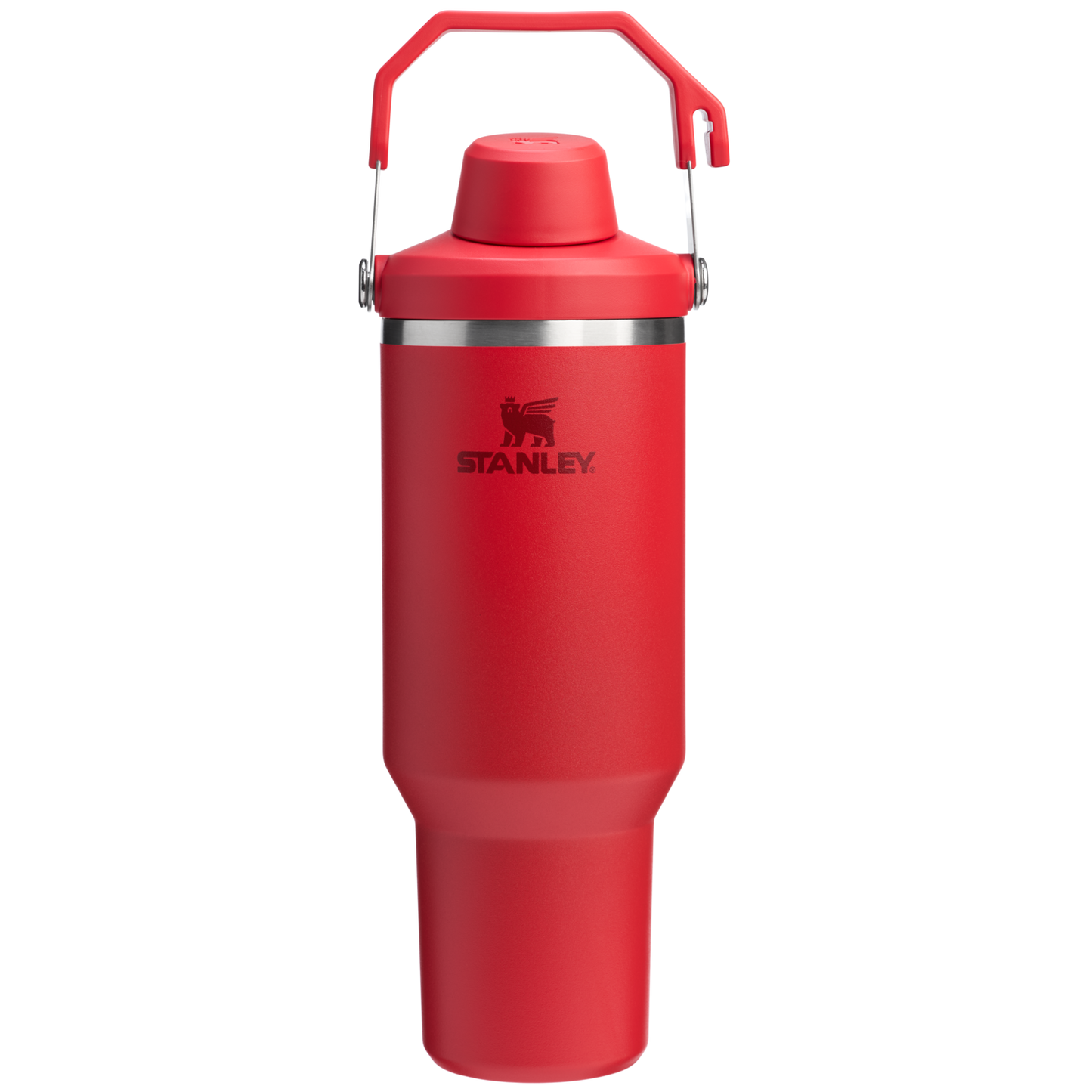 Stanley 40 OZ Ice Flow Fast Flow Insulated Tumbler In Chili Red