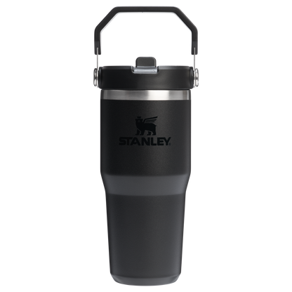 Stanley 14 OZ Ice Flow Flip Straw Insulated Tumbler In Black