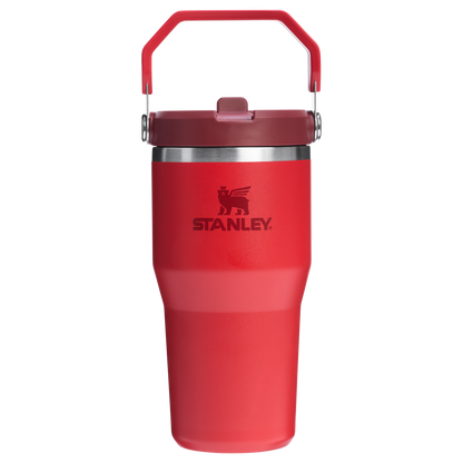 Stanley 20 OZ IceFlow Flip Straw Insulated Tumbler In Chili Red