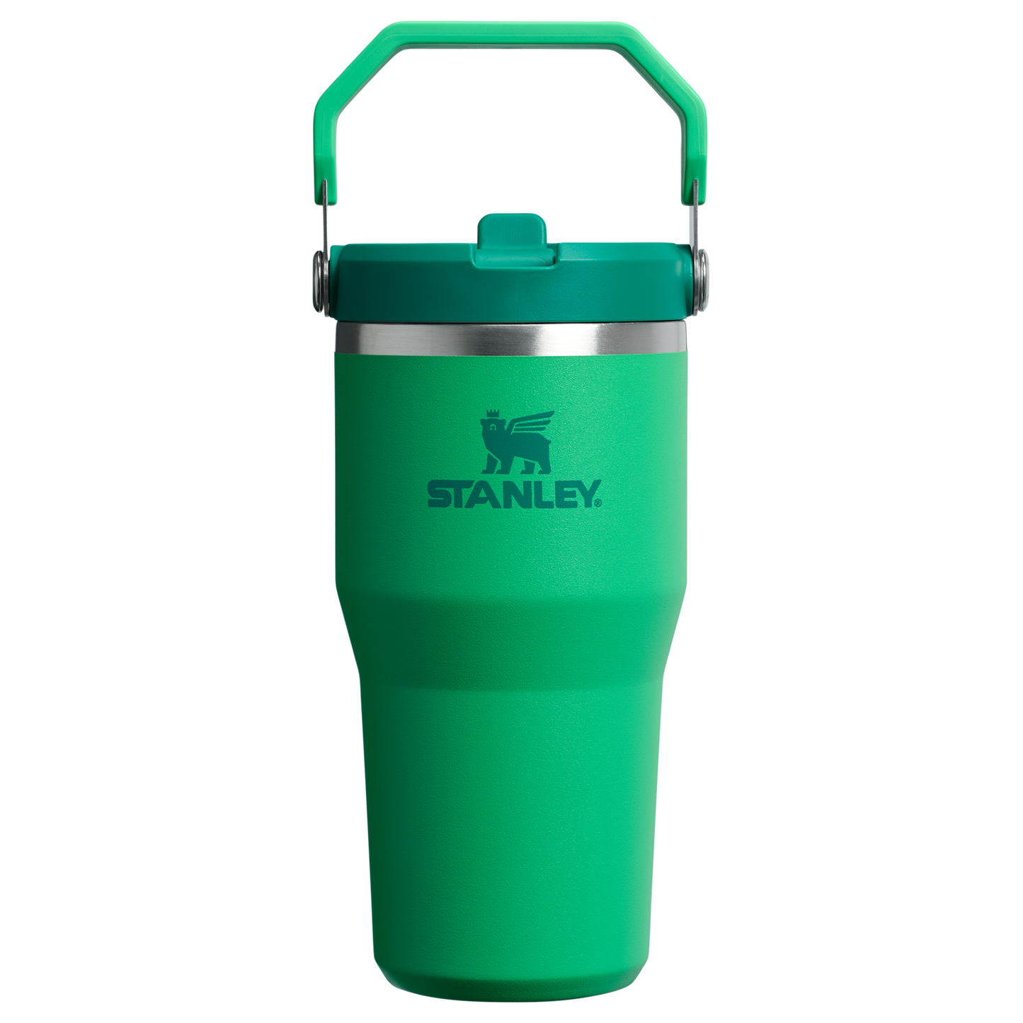 Stanley 20 Oz IceFlow Flip Straw Tumbler In Meadown Green