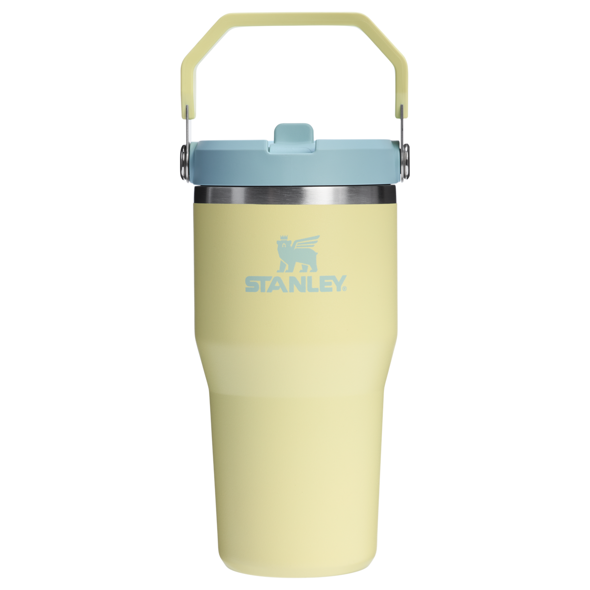 Stanley 20 OZ IceFlow Flip Straw Insulated Tumbler In Pomelo Yellow