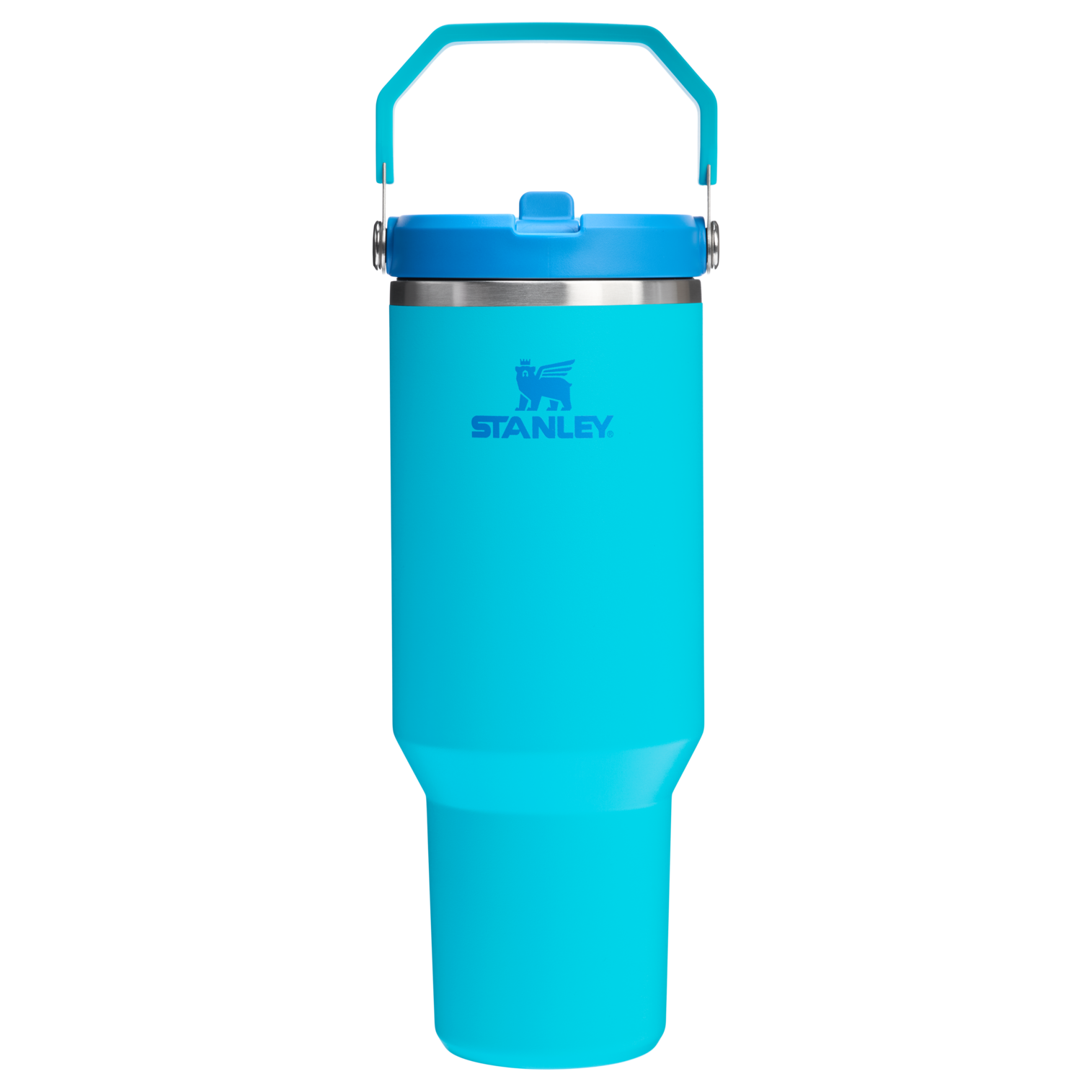 Stanley 40 OZ Ice Flow Flip Straw Insulated Tumbler In Splash Purple