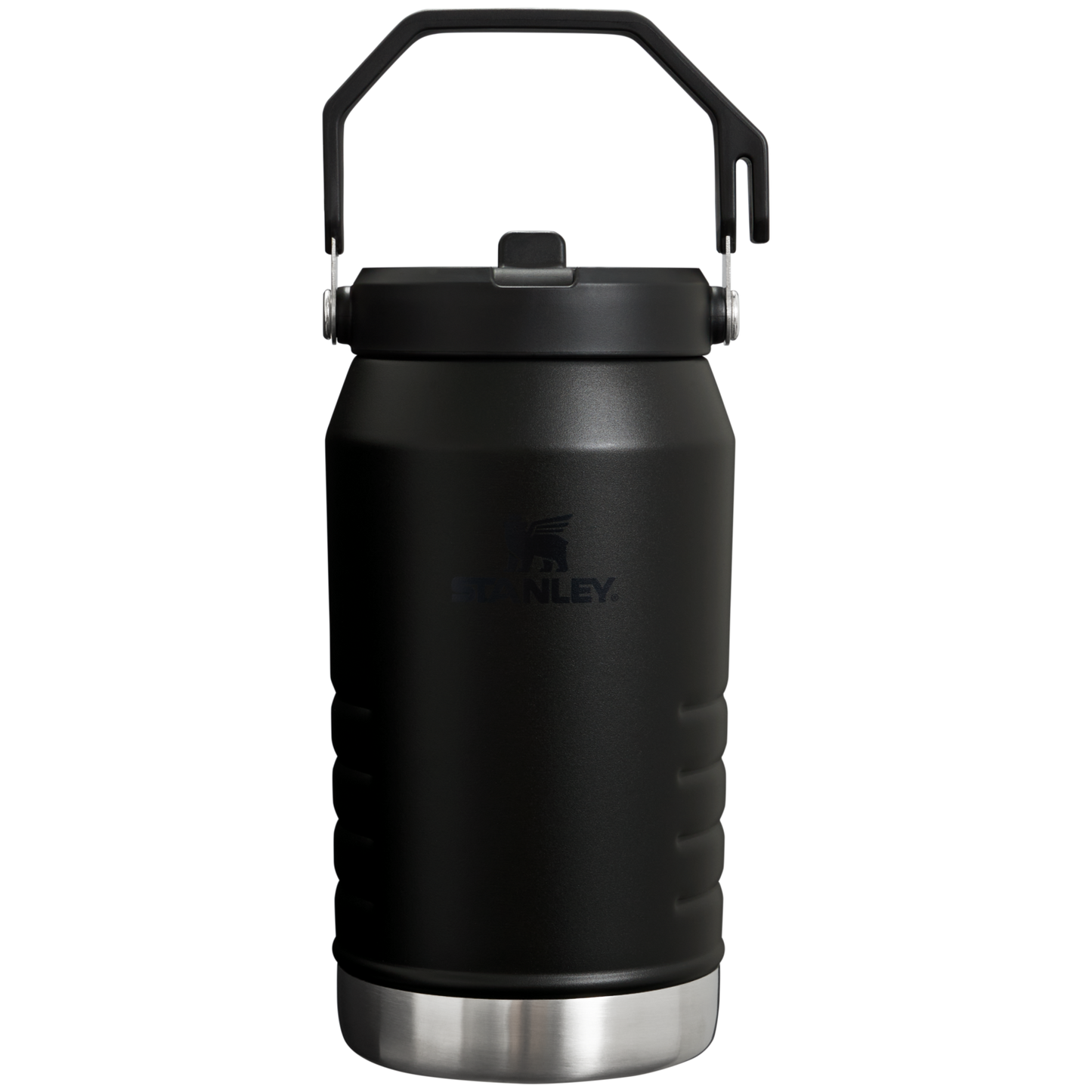 Stanley IceFlow 64 oz Stainless Steel Tumbler in Black with flip straw lid
