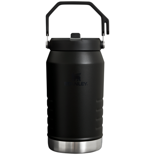 Stanley IceFlow 64 oz Stainless Steel Tumbler in Black with flip straw lid