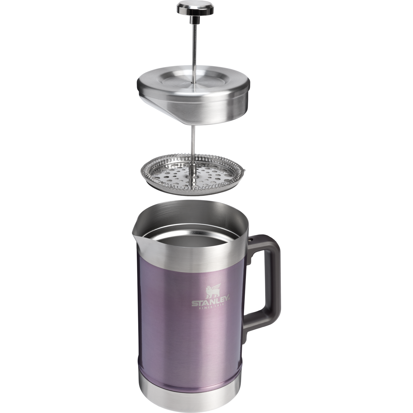 Stanley Stay-Hot French Press 48 OZ In Wisteria Shine Purple