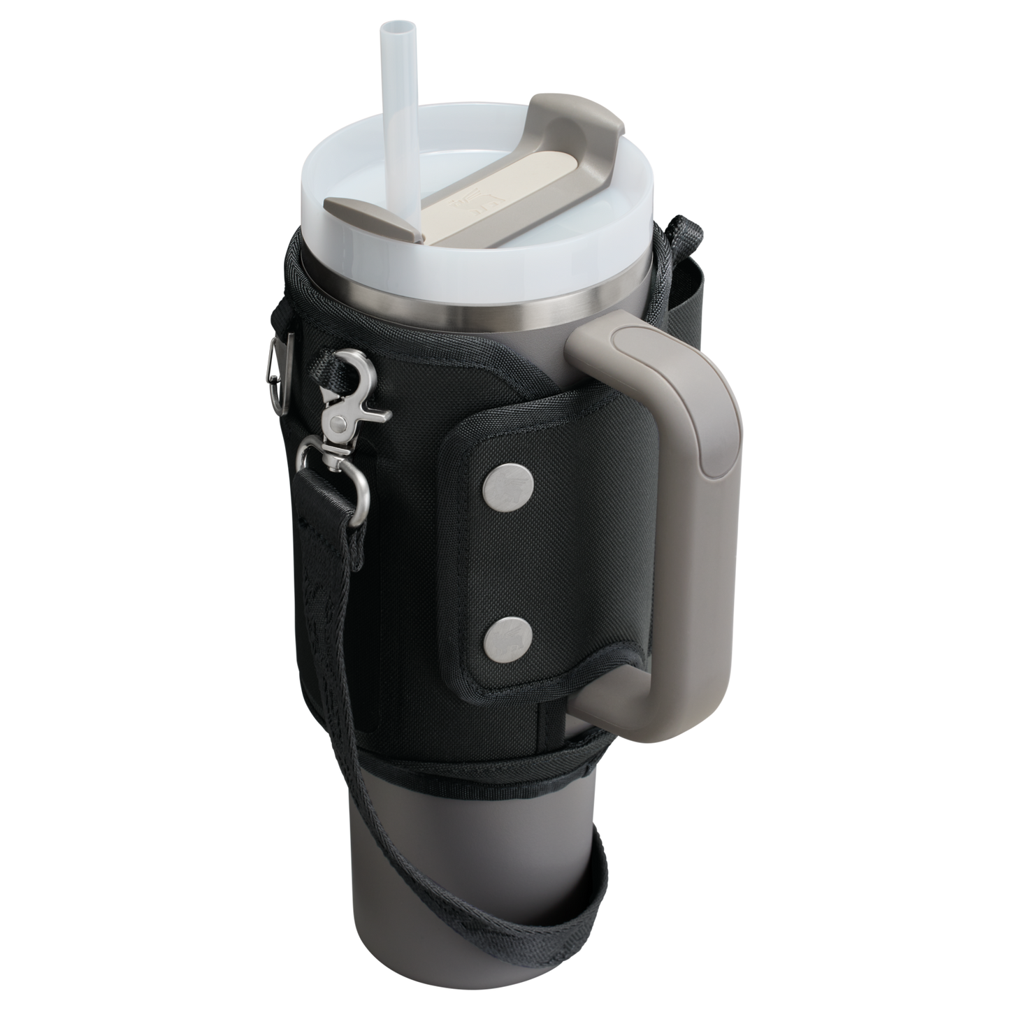 Stanley Carry-All 40 oz Quencher with Detachable Crossbody Straps in Black