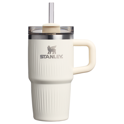 Stanley 20 OZ Quencher Fluted Insulate Tumbler In Cream White