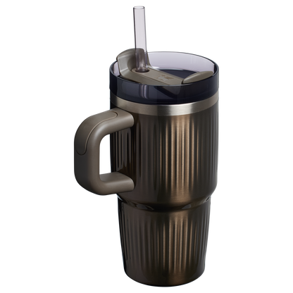 Stanley 20 OZ Quencher Fluted Insulate Tumbler In Gunmetal