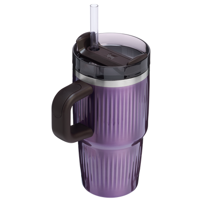 Stanley 20 OZ Quencher Fluted Insulate Tumbler In WIsteria Purple