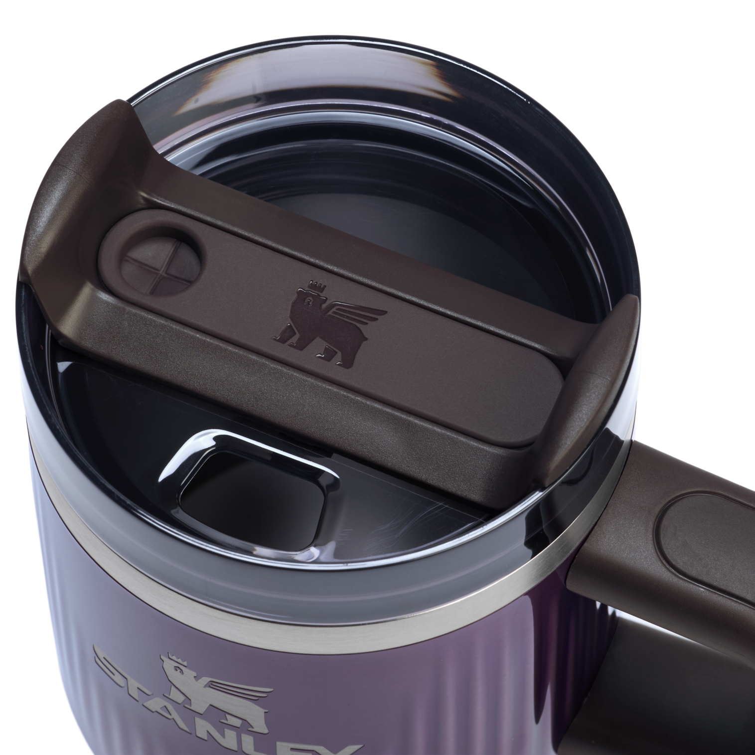 Stanley 20 OZ Quencher Fluted Insulate Tumbler In WIsteria Purple
