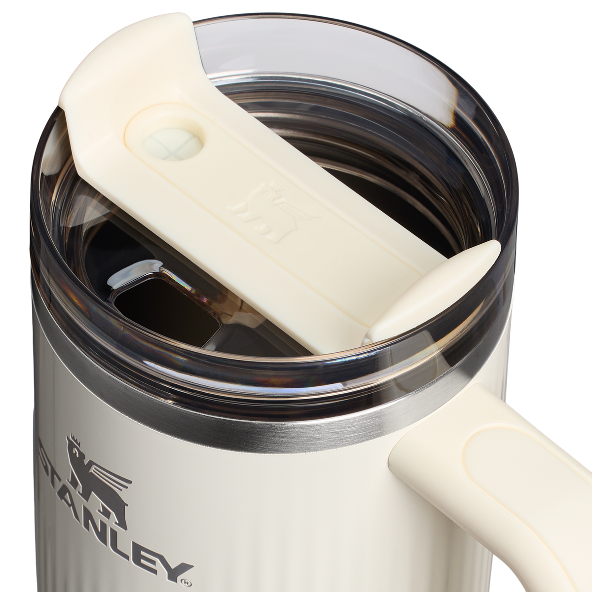 Stanley 30 OZ Quencher Fluted Insulate Tumbler In Cream White