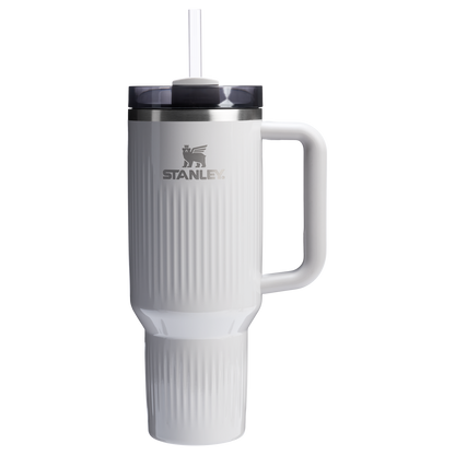 Stanley 40 OZ Quencher Fluted Insulate Tumbler In Ash Grey