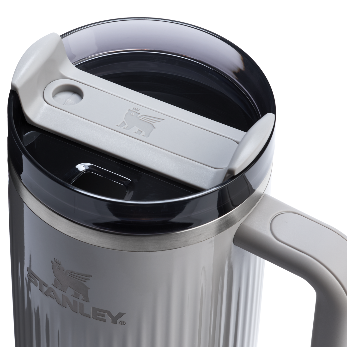 Stanley 40 OZ Quencher Fluted Insulate Tumbler In Ash Grey