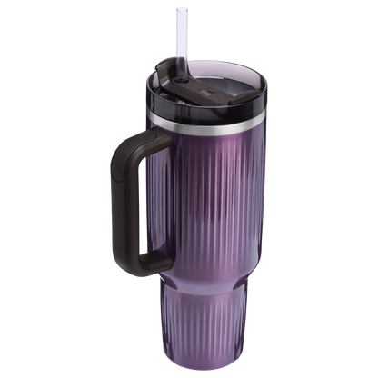Stanley 40 OZ Quencher Fluted Insulate Tumbler In Wisteria Purple