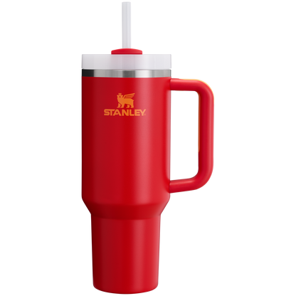 Stanley Quencher H2.O FlowState Insulated Tumbler 40OZ Cup In Chili Red