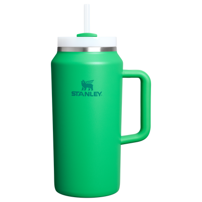 Stanley 64 OZ Stainless Steel Tumbler With Straw In Meadow Green