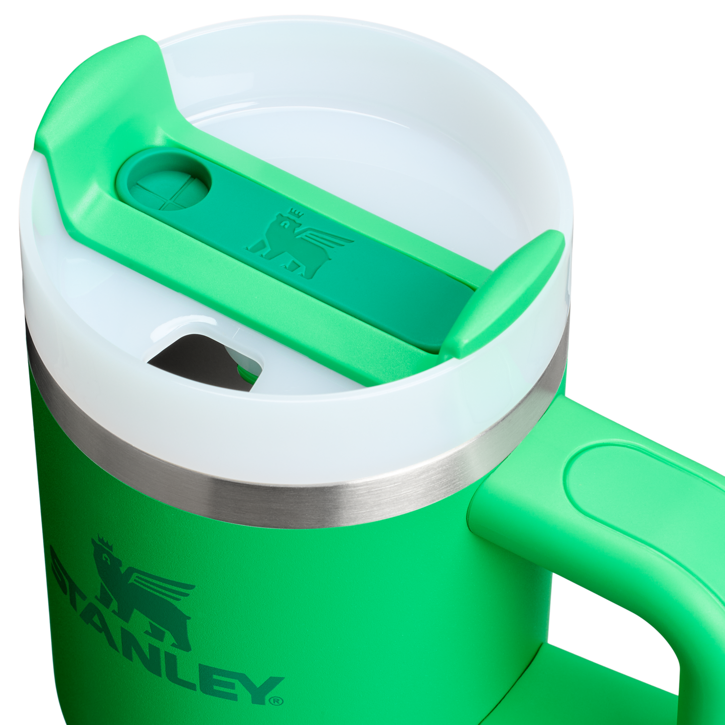 Stanley Quencher H2.0 Flowstate™ Tumbler 14 Oz Cup In Meadow Green