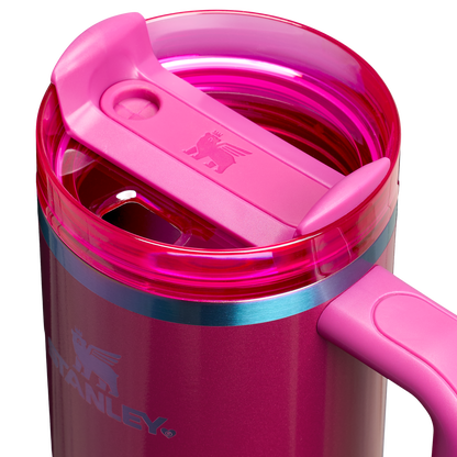 Stanley Valentine's Day 30 OZ Quencher Insulated Tumbler Cup With Straw & Handle In Berry Truffle Pink