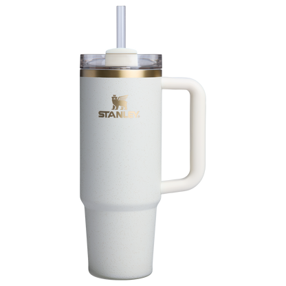 Stanley 30 OZ Quencher Insulated Tumbler Cup In Cream Moon