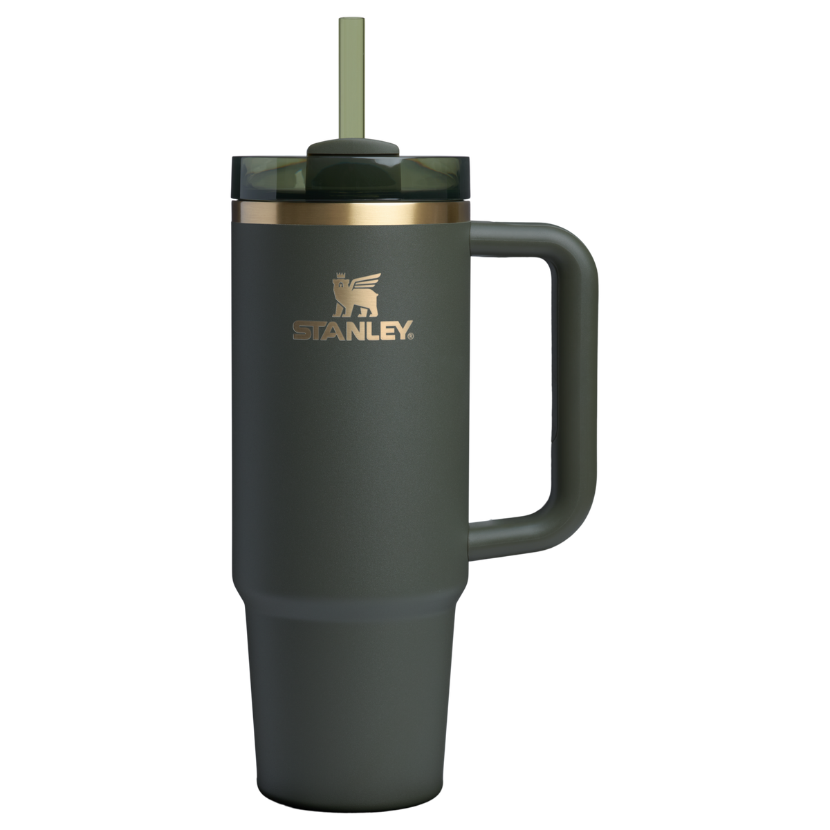 Stanley 30 OZ Quencher Insulated Tumbler Cup In Cypress Green